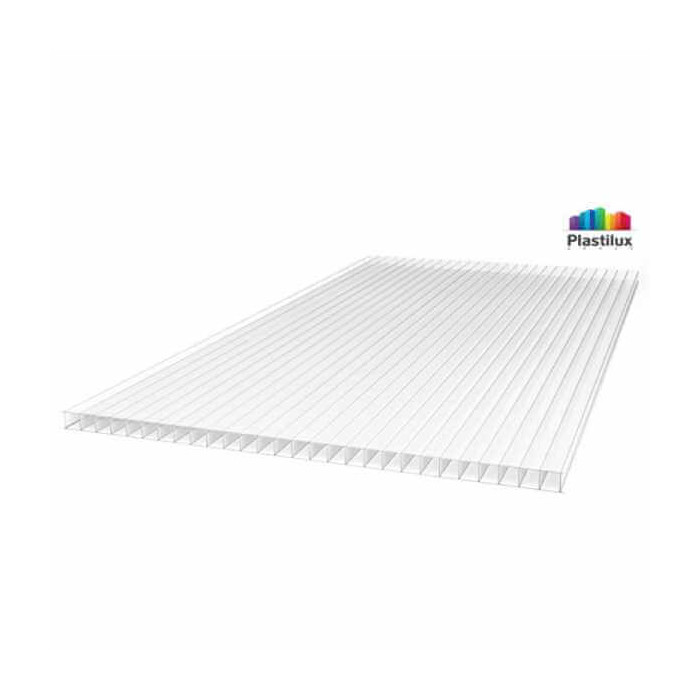 Сотовый поликарбонат 16 мм GREENHOUSE прозрачный 2100х6000 мм