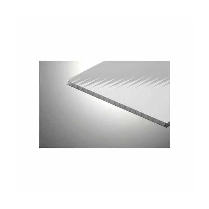 Сотовый поликарбонат 6 мм ПОЛИГАЛЬ ПРАКТИЧНЫЙ молочный 2100х6000 мм